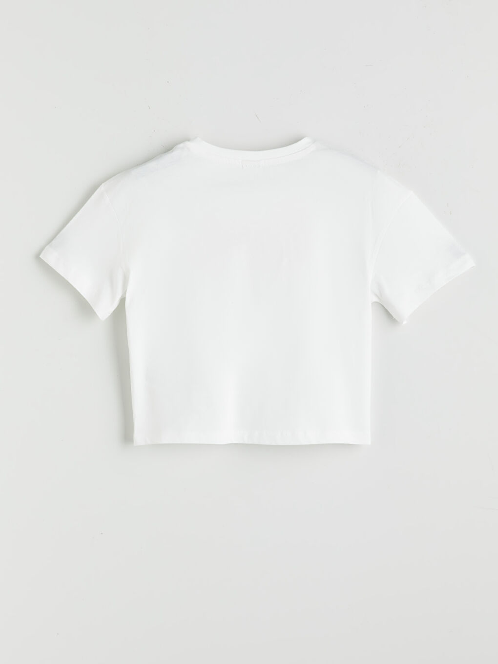 تي شيرت بنات بكول مدور وسروال-2