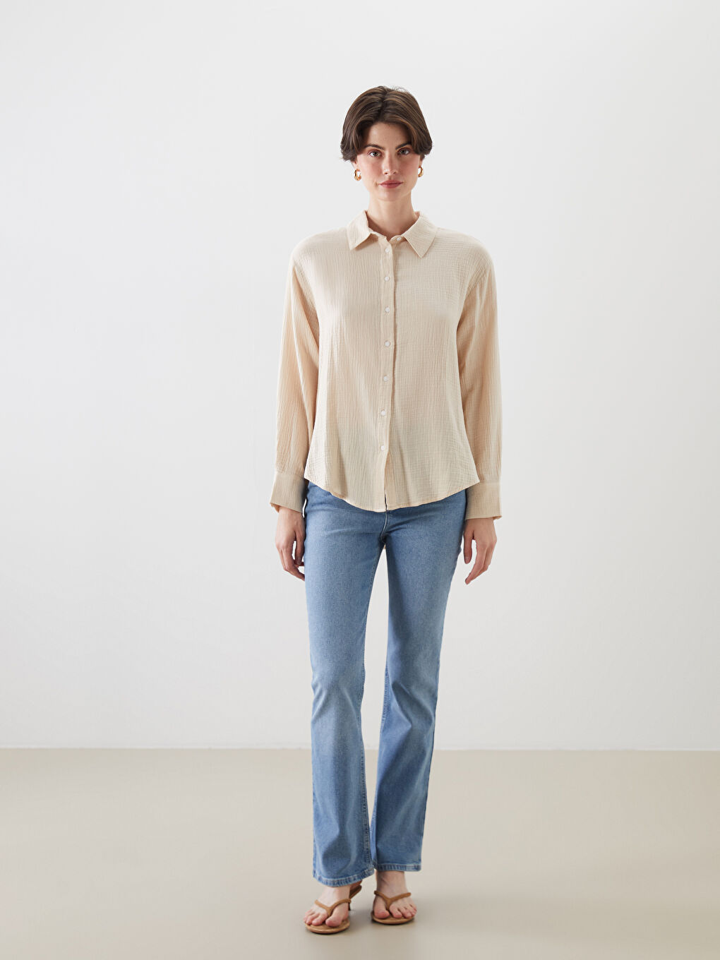 Woman BEIGE Shirt -S4CM22Z8-VBR