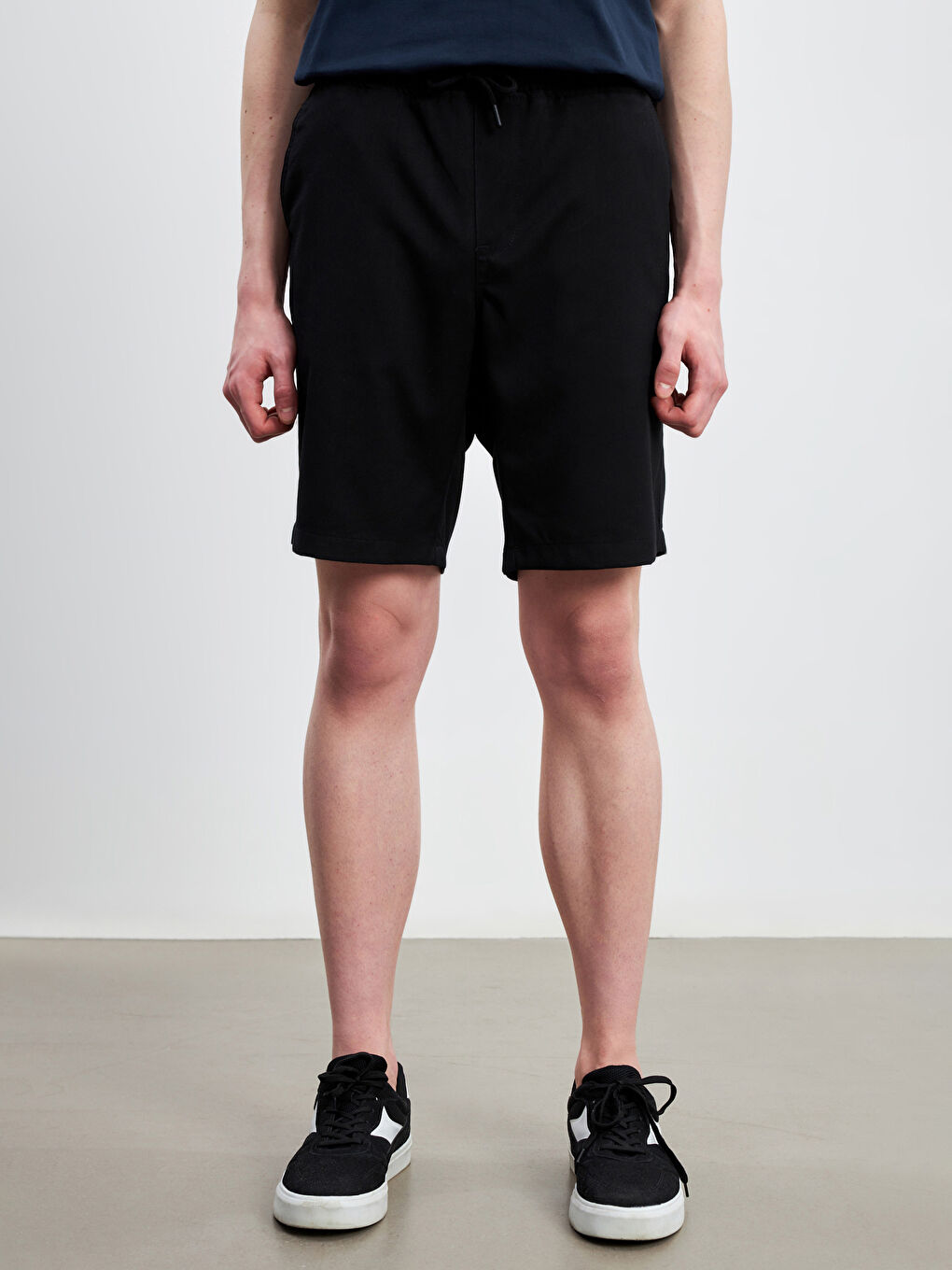 Slim Fit Elasticated Waist Men's Shorts -S4DL72Z8-RQL