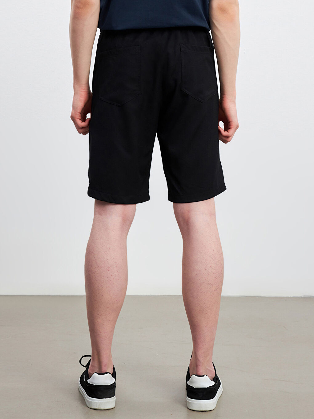 Slim Fit Elasticated Waist Men's Shorts -S4DL72Z8-RQL
