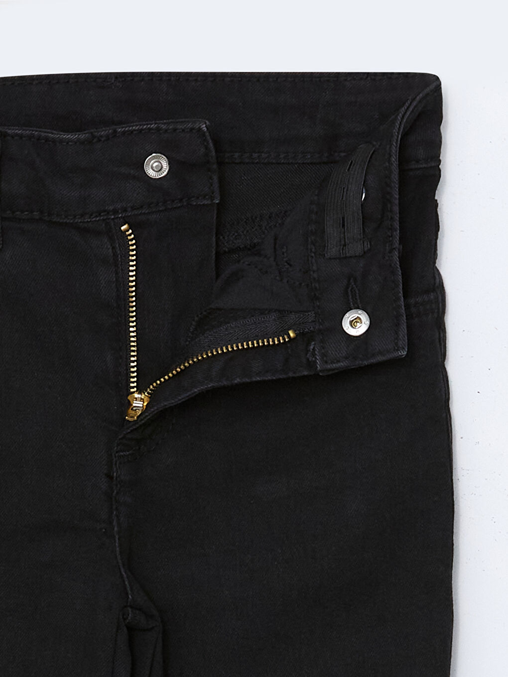 Adjustable Elastic Waist Girls' Cargo Jeans -S4ED52Z4-326