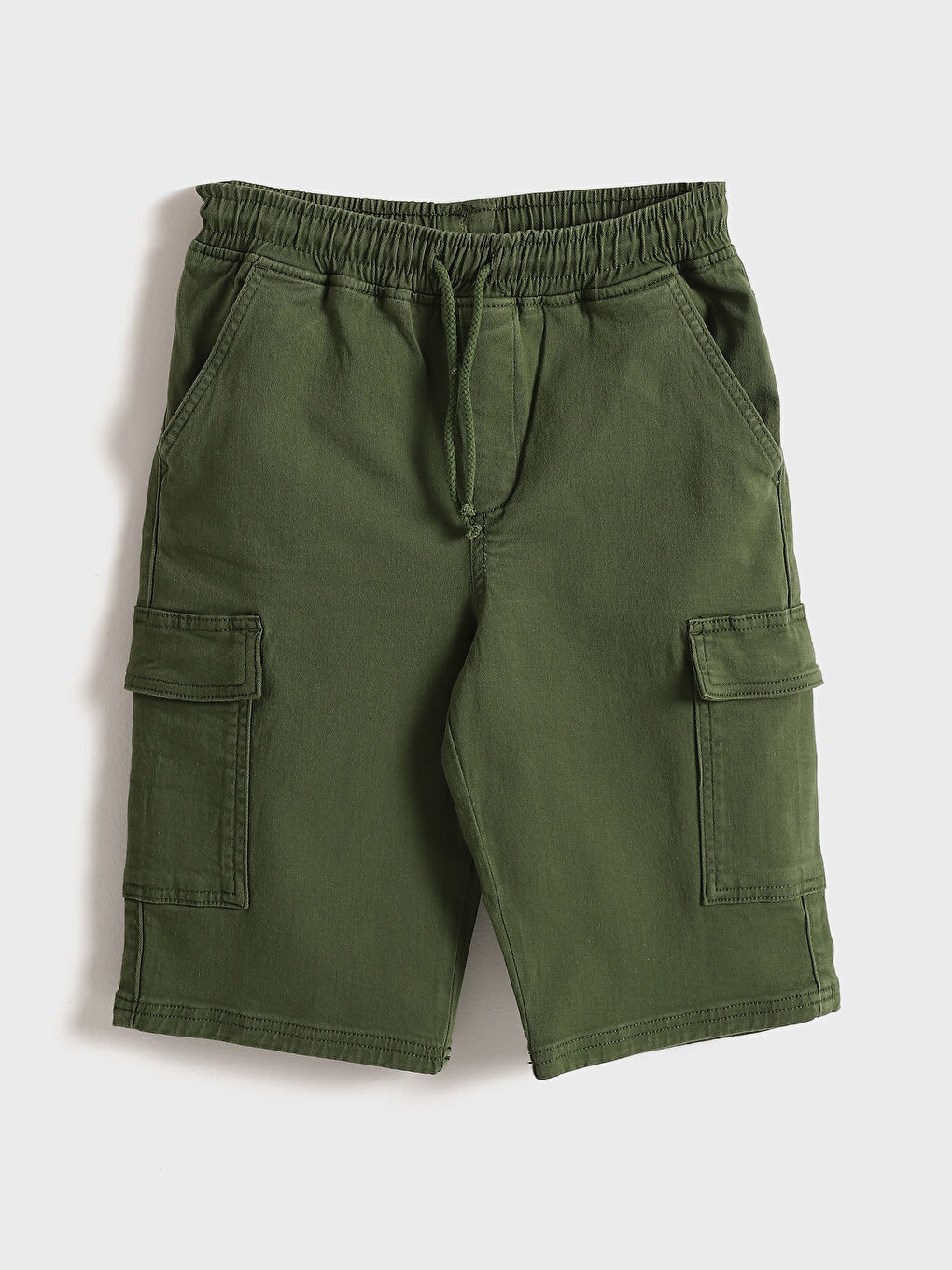 Elasticated Waist Gabardine Boys' Shorts