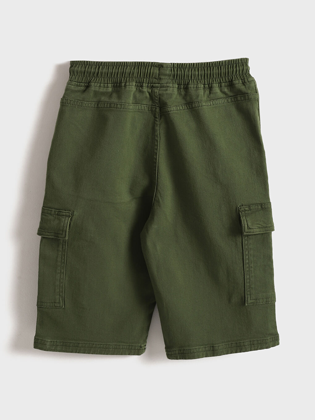 Elasticated Waist Gabardine Boys' Shorts-1