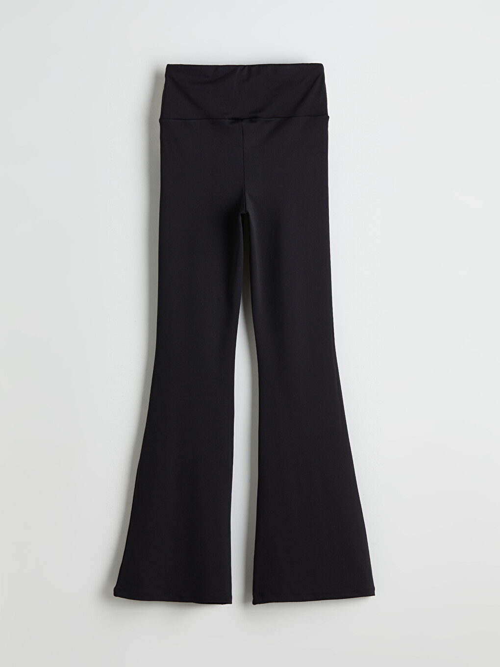 Elastic Waist Flare Women's Leggings Pants-5