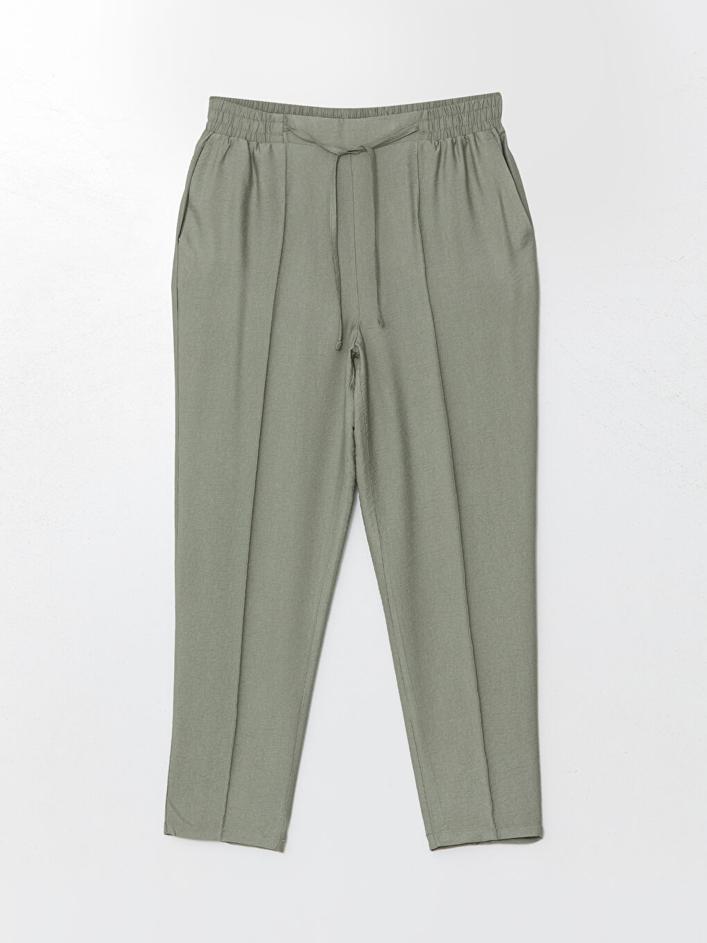 Elasticated Waist Women's Trousers-4