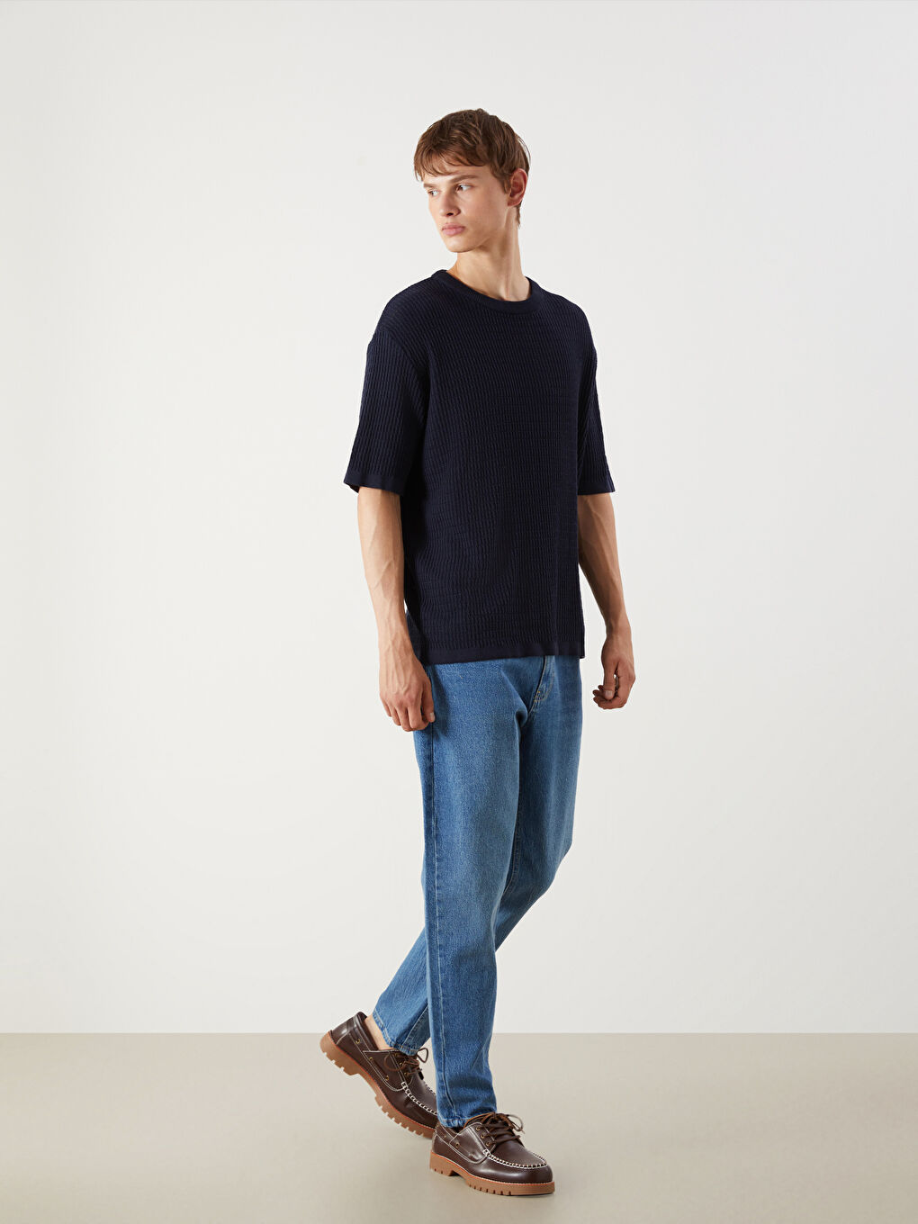 LCW Jeans 730 كاروت فيت جينز للرجال -S4FI68Z8-H45