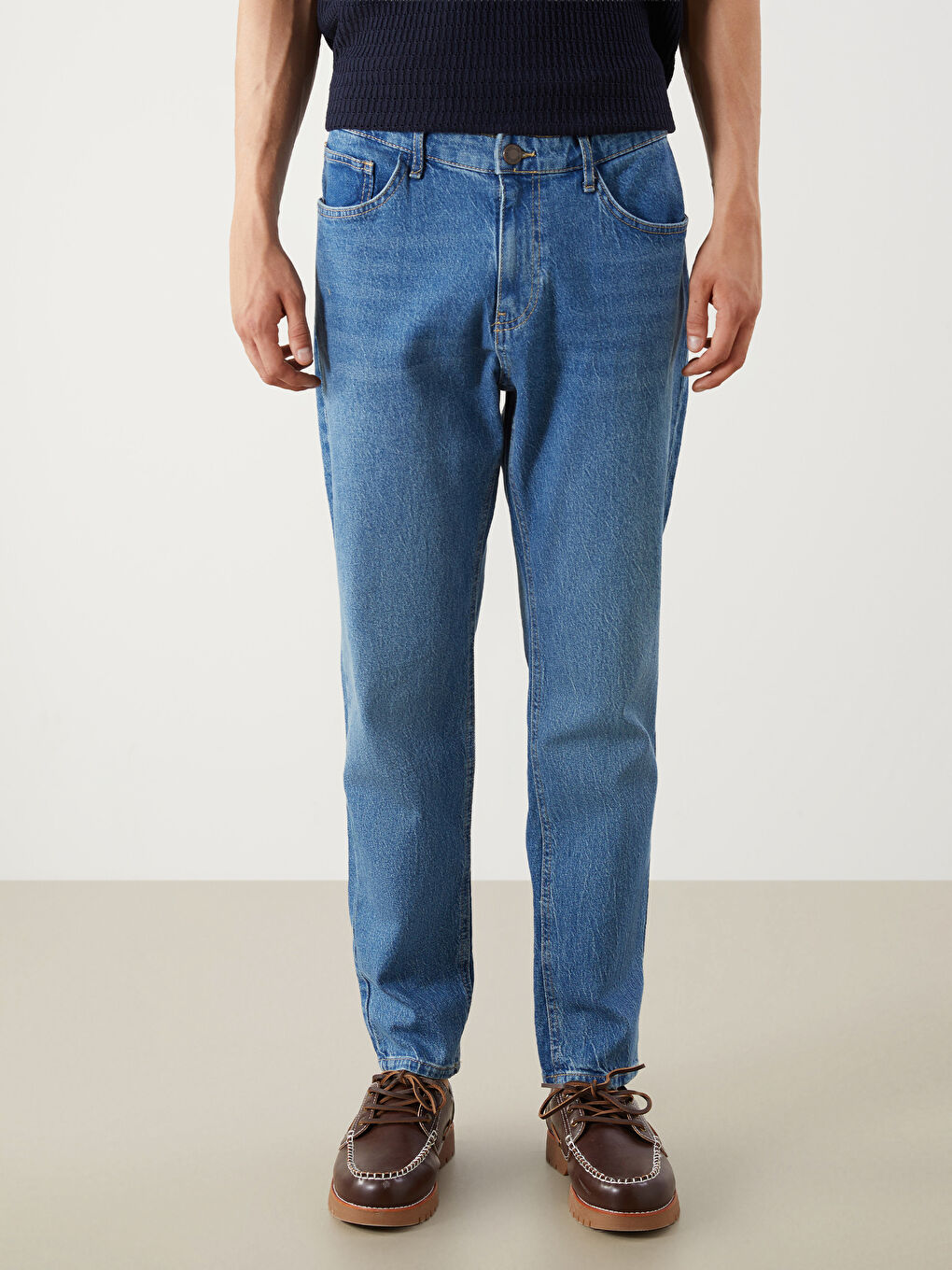 LCW Jeans 730 كاروت فيت جينز للرجال -S4FI68Z8-H45