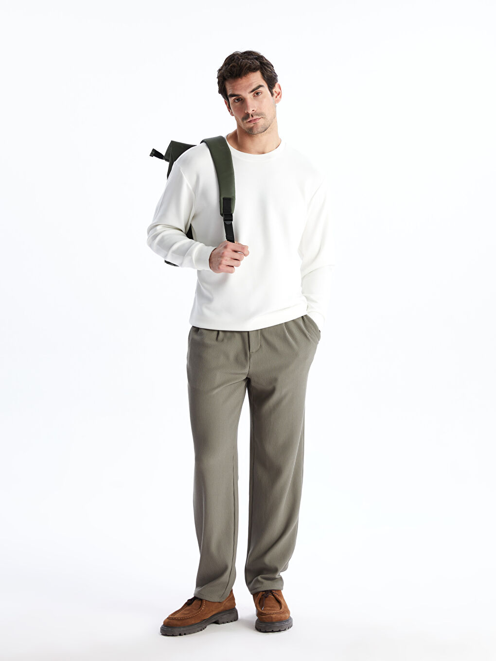 Slim Fit Men's Trousers -S4FN12Z8-RW0
