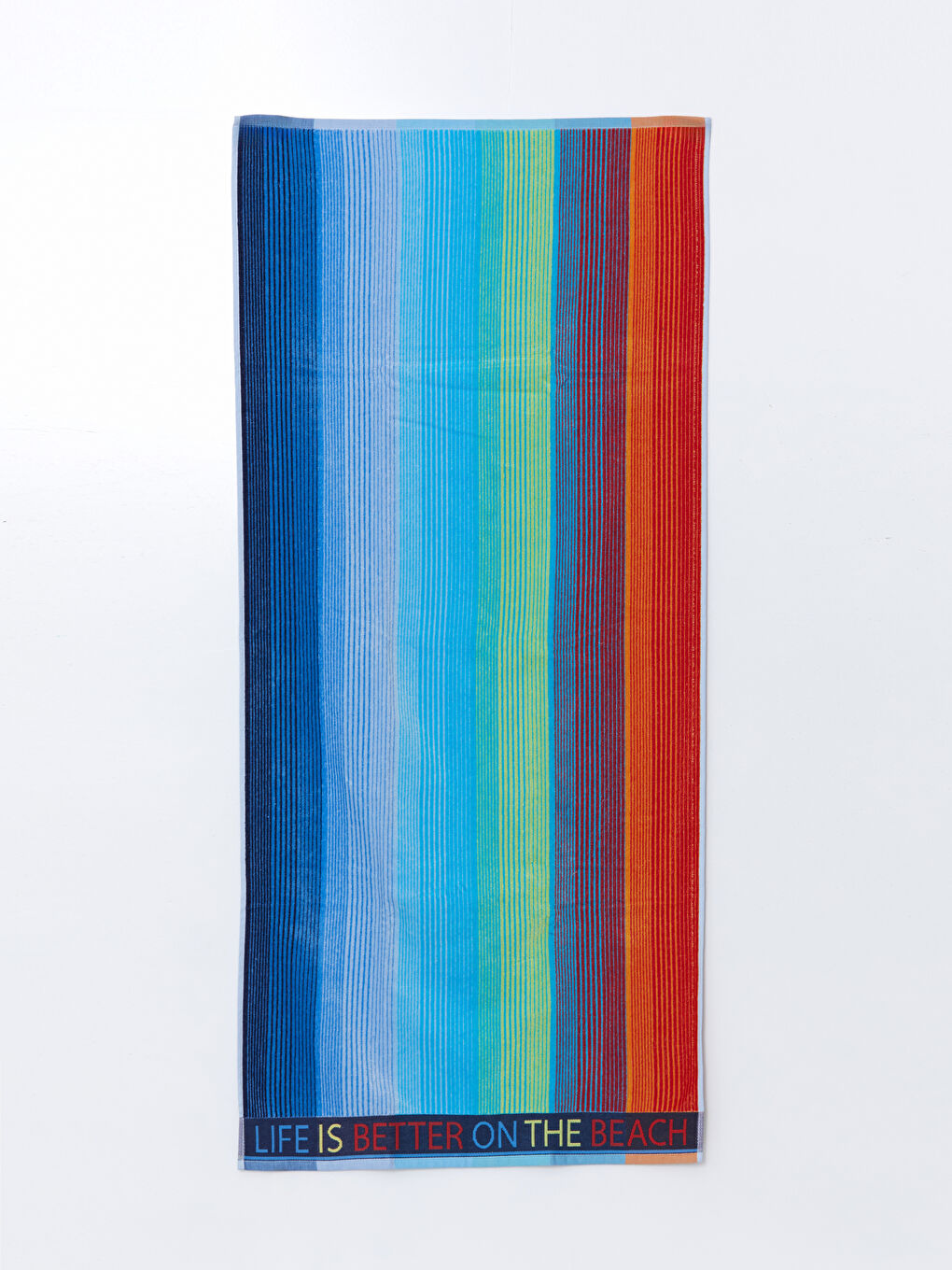 Karışık Renk Bloklu Erkek Plaj Havlusu 70x150 cm-3