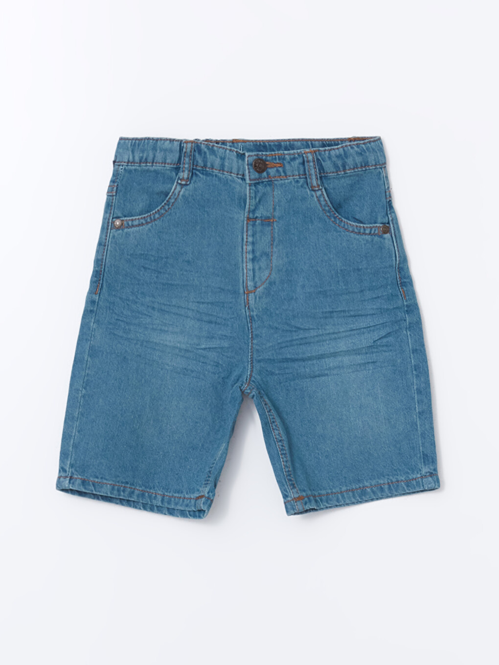 Basic Baby Boys' Denim Shorts-1