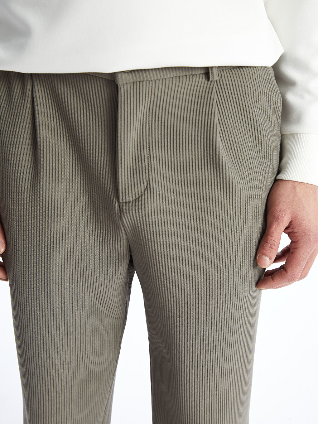 Slim Fit Men's Trousers -W40040Z8-RW0