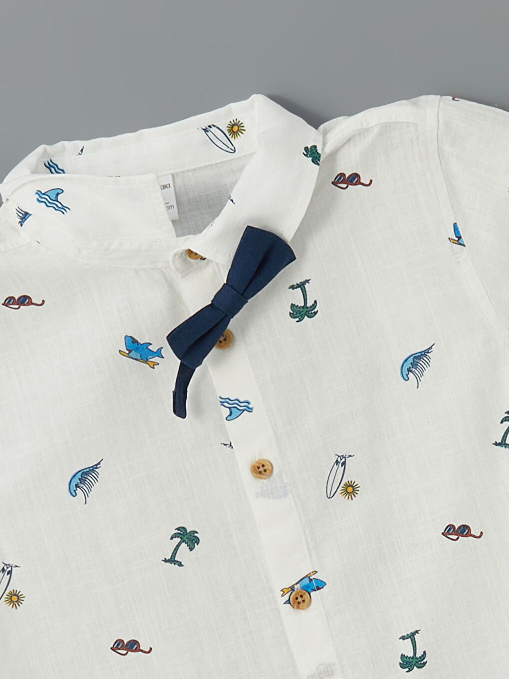 Bow Tie Boys' Shirt and Shorts 2 Pack -S4GT27Z1-LU7