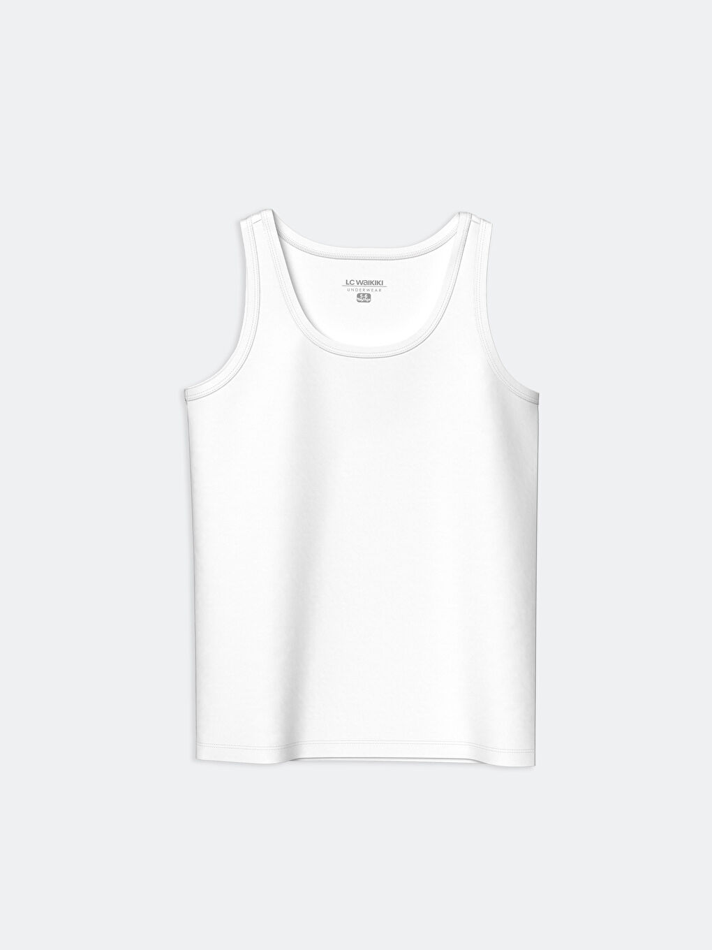 Mavi Bisiklet Yaka Erkek Çocuk Atlet 2'li-5