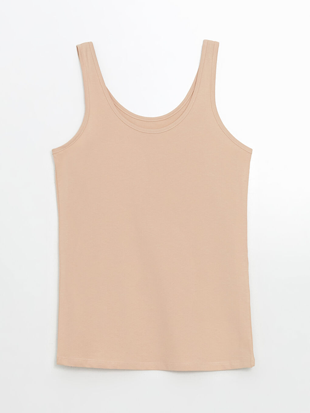 Damen U-Ausschnitt Schlichtes Tanktop-4
