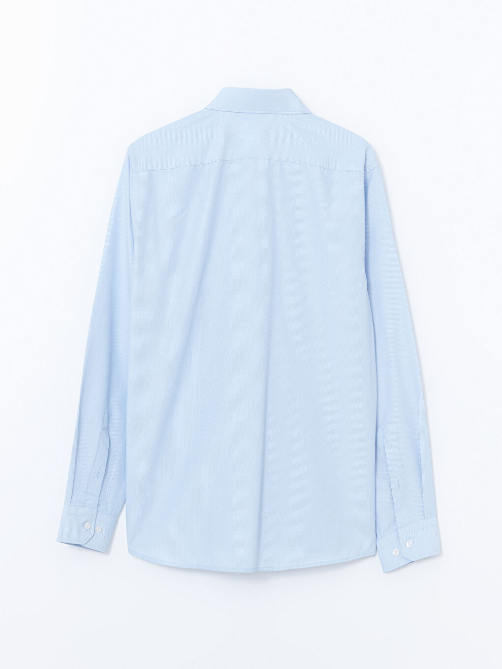 Slim fit muška košulja dugih rukava, prugasta -W41286Z8-LEN