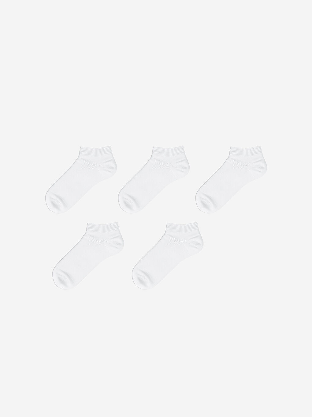 LCW DREAM Women's Plain Trainer Socks 5 Pack -W41332Z8-FFB