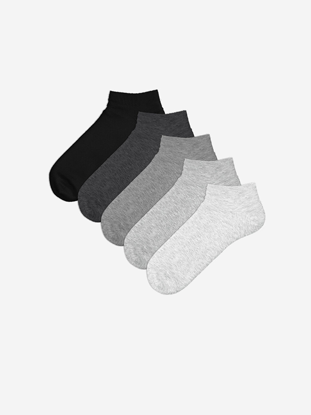 Women's Plain Trainer Socks 5 Pack -W42206Z8-LAK
