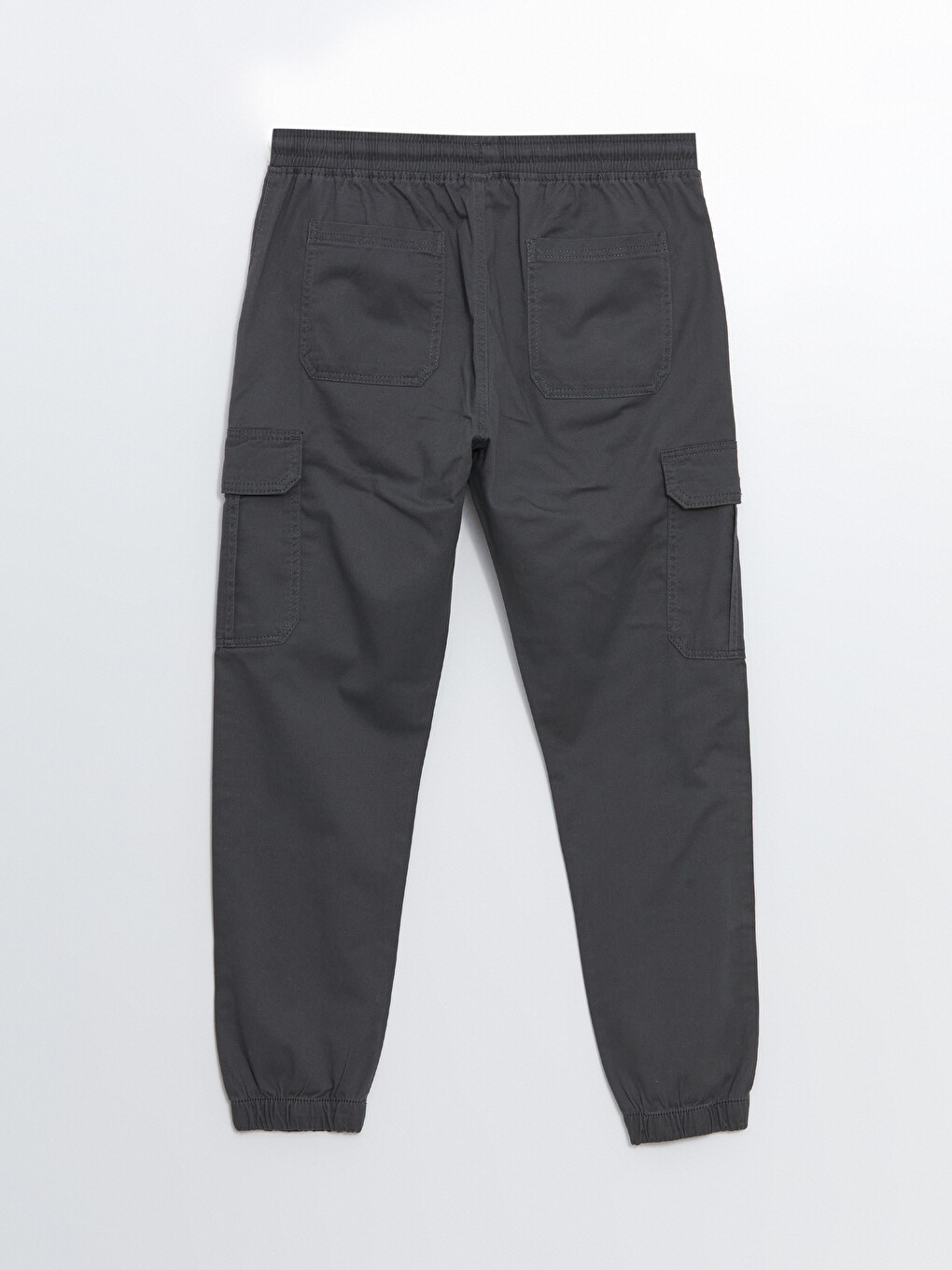 Standard Fit Twill Men's Cargo Trousers-5