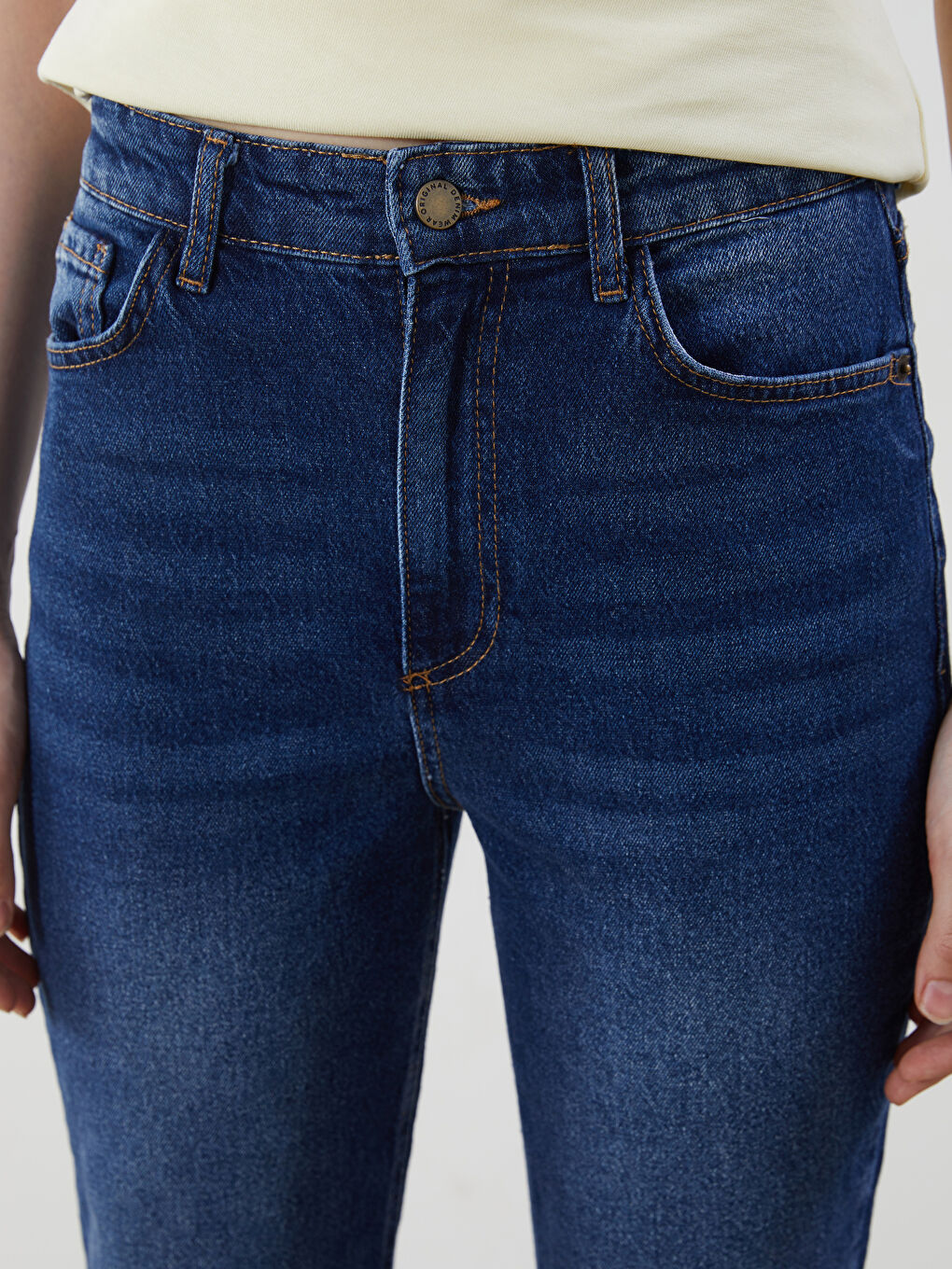 LC Waikiki Cropped Flare Women's Jeans -W42398Z8-309