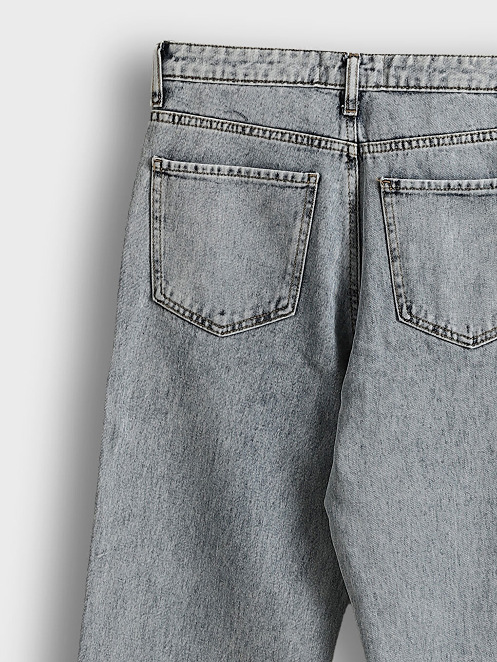 İndigo Baggy Fit Erkek Jean Pantolon-6