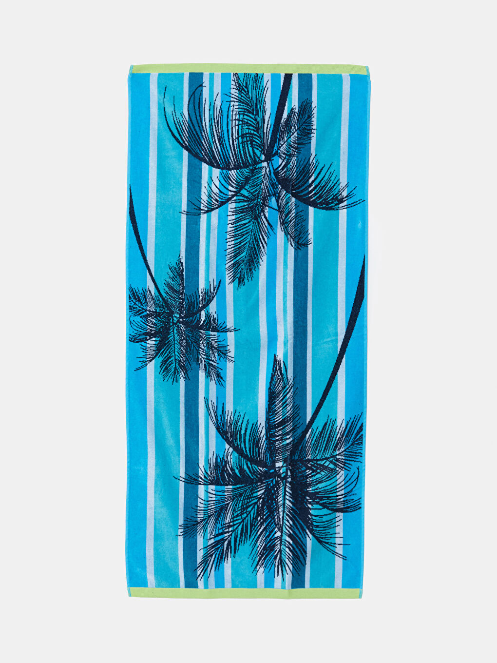 Mavi Baskılı Erkek Plaj Havlusu 70x150 cm-3