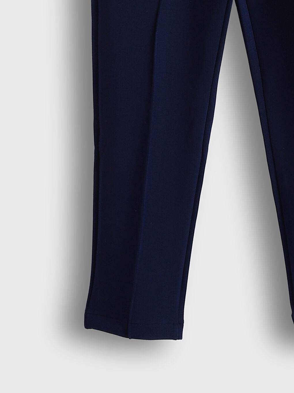 Lacivert Kadın Beli Lastikli Düz Eşofman Altı-2