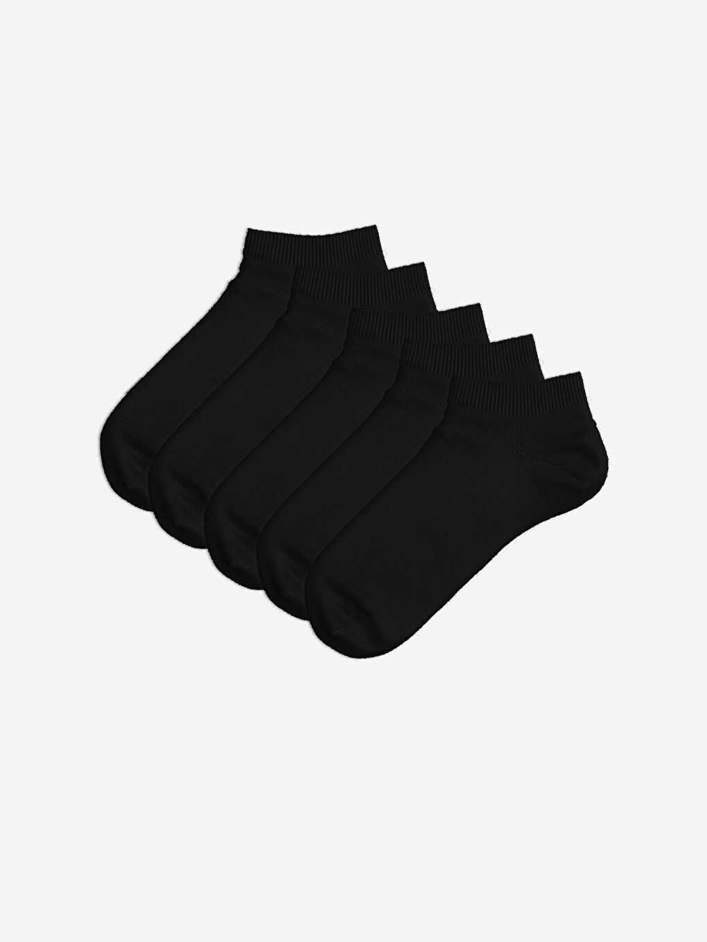 Women's Plain Trainer Socks 5 Pack -W43455Z8-J0F