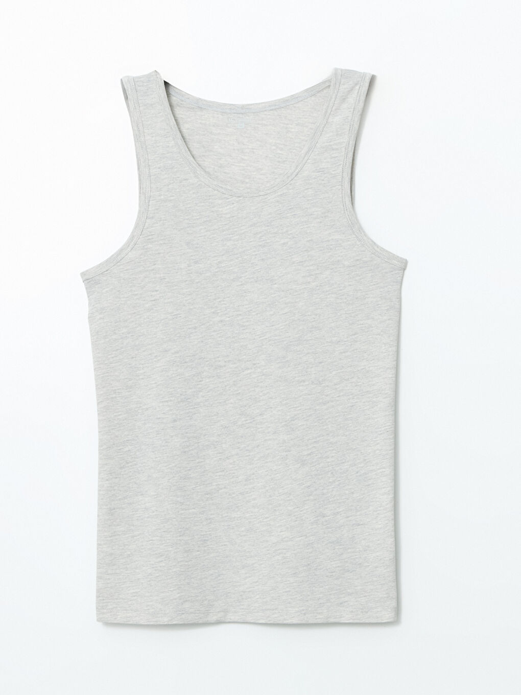 Gri U Yaka Penye Erkek Atlet 2'li-9