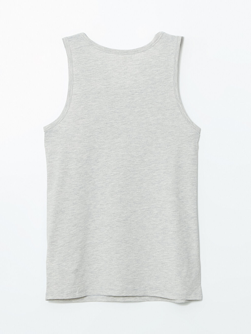 Gri U Yaka Penye Erkek Atlet 2'li-10