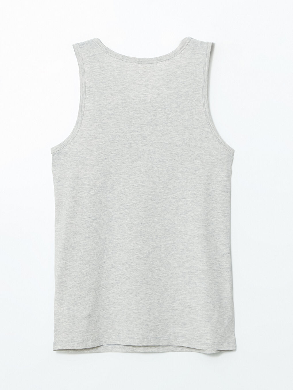 Gri U Yaka Penye Erkek Atlet 2'li-11