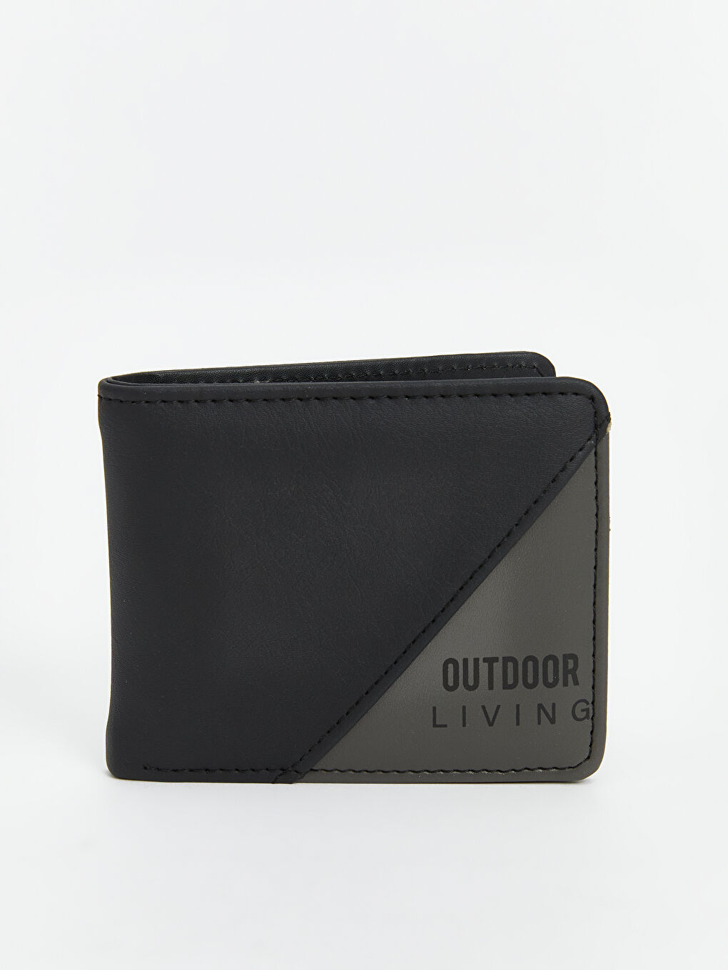 Siyah Deri Görünümlü Erkek Cüzdan