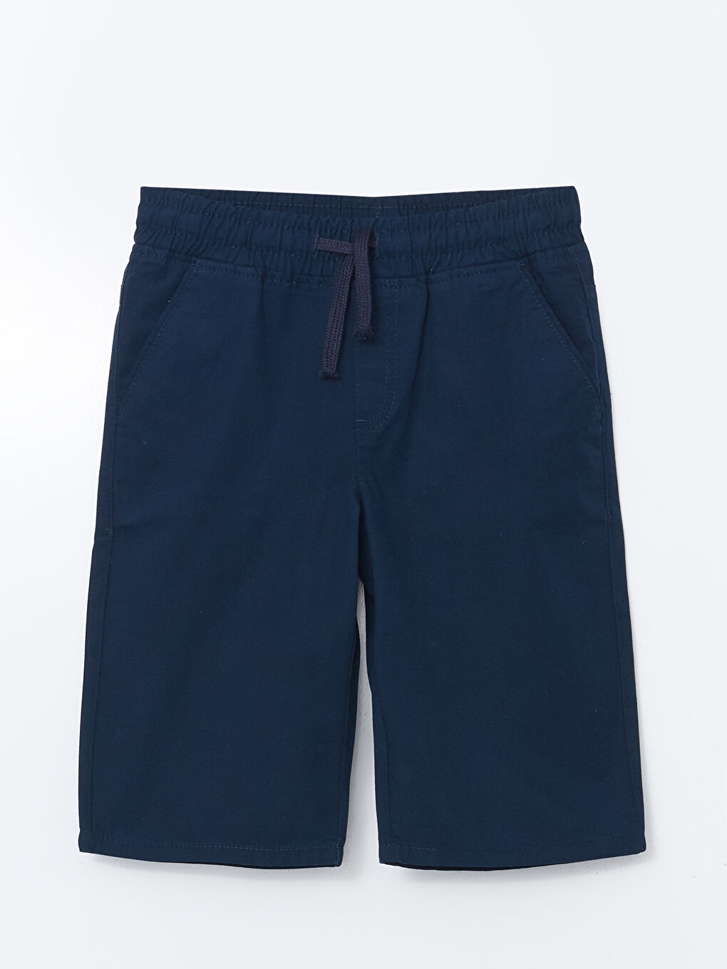 Lacivert Beli Lastikli Erkek Çocuk Şort