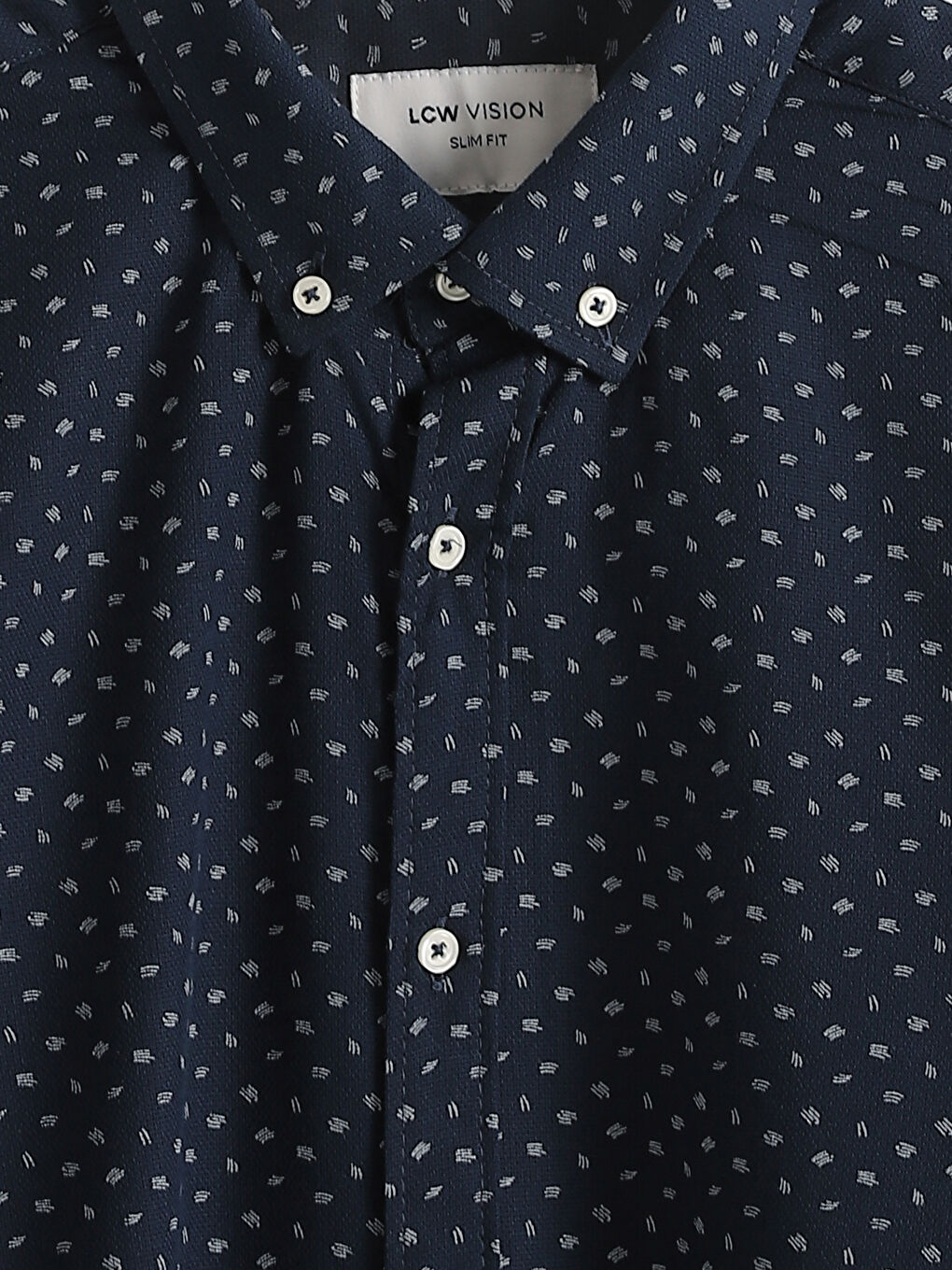 LCW Vision Slim Fit Uzun Kollu Erkek Gömlek -W45662Z8-RFH