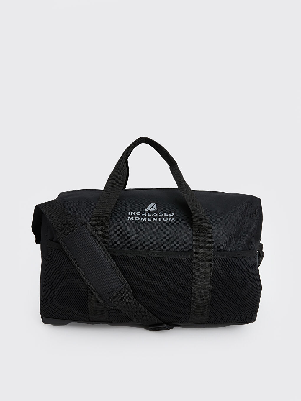 Siyah Baskılı Erkek Spor Çantası-1