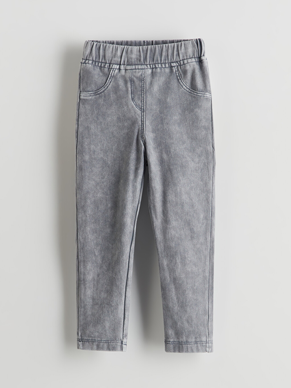 Pantalon Leggings Basique À Taille Élastique Pour Fille