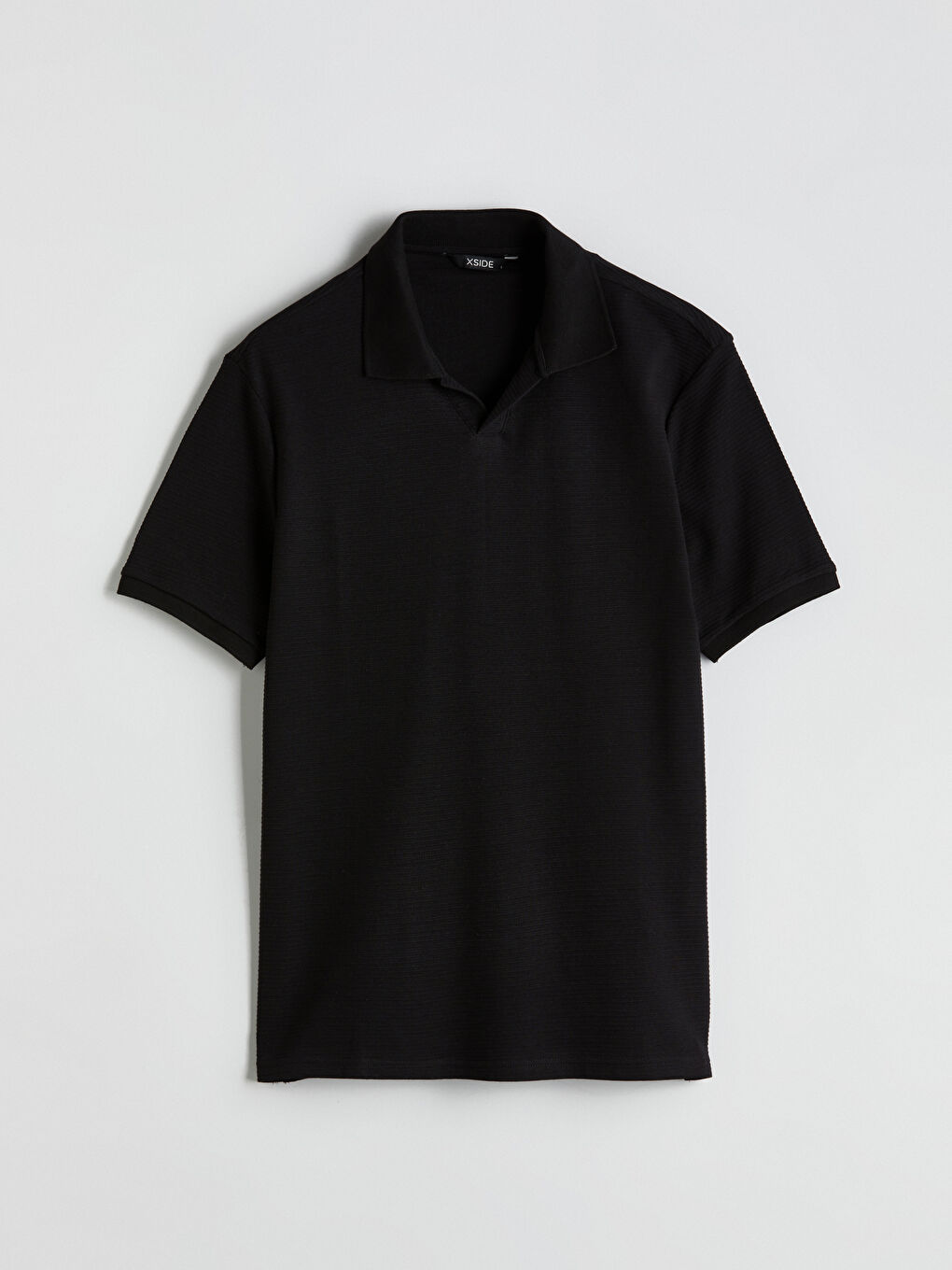 Polo Neck Short Sleeve Men's T-Shirt-4
