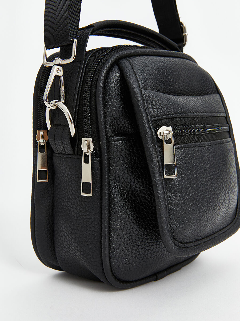 Leather Look Men's Crossbody Bag-1