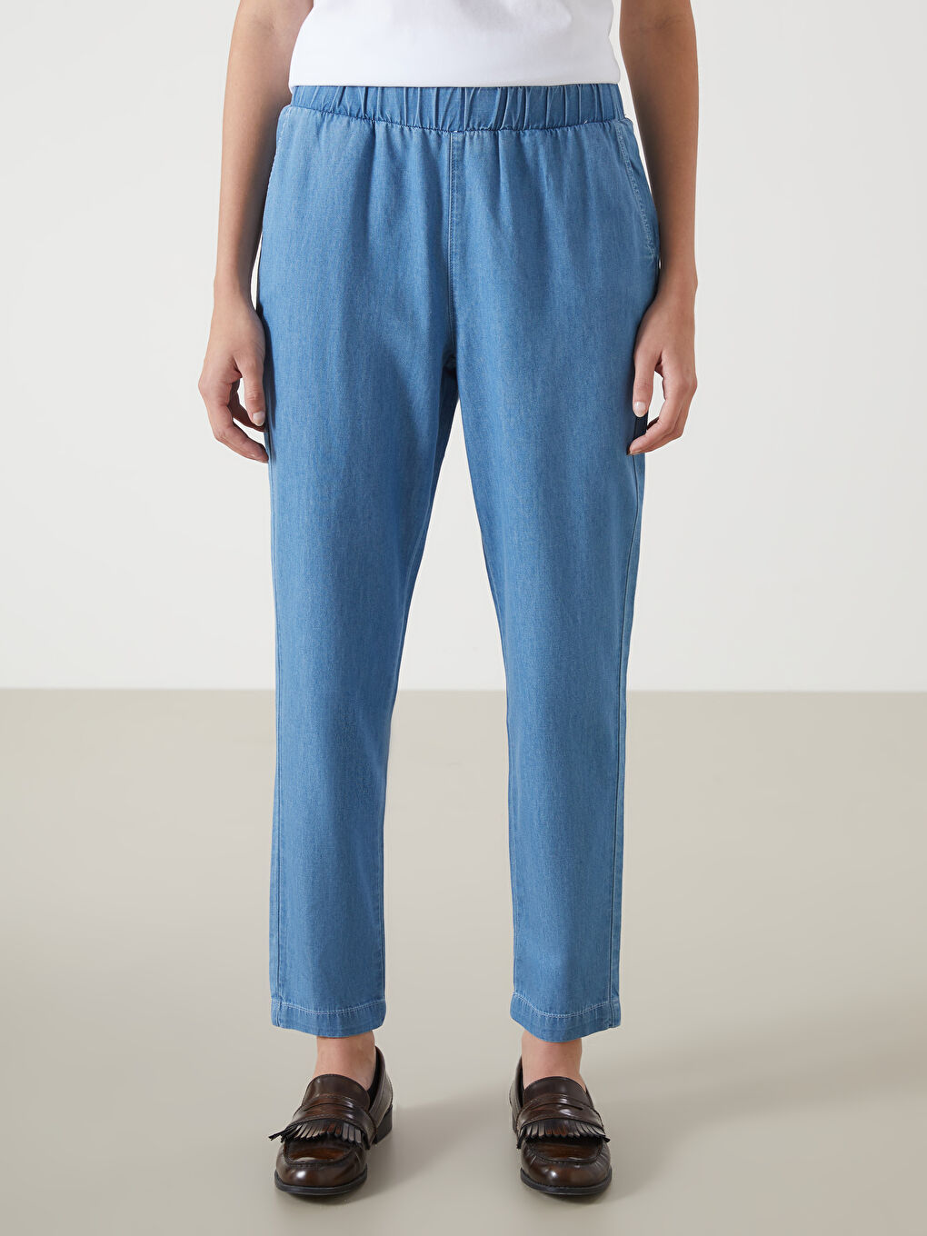 LCW Jeans Elastic Waist Harem Fit Women's Jeans -W49885Z8-507