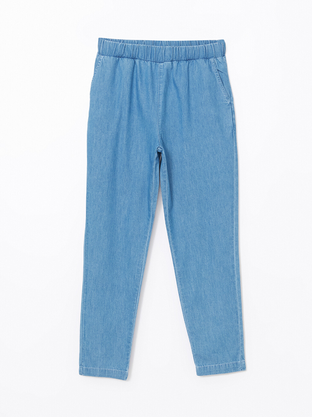Elastic Waist Harem Fit Women's Jeans-4