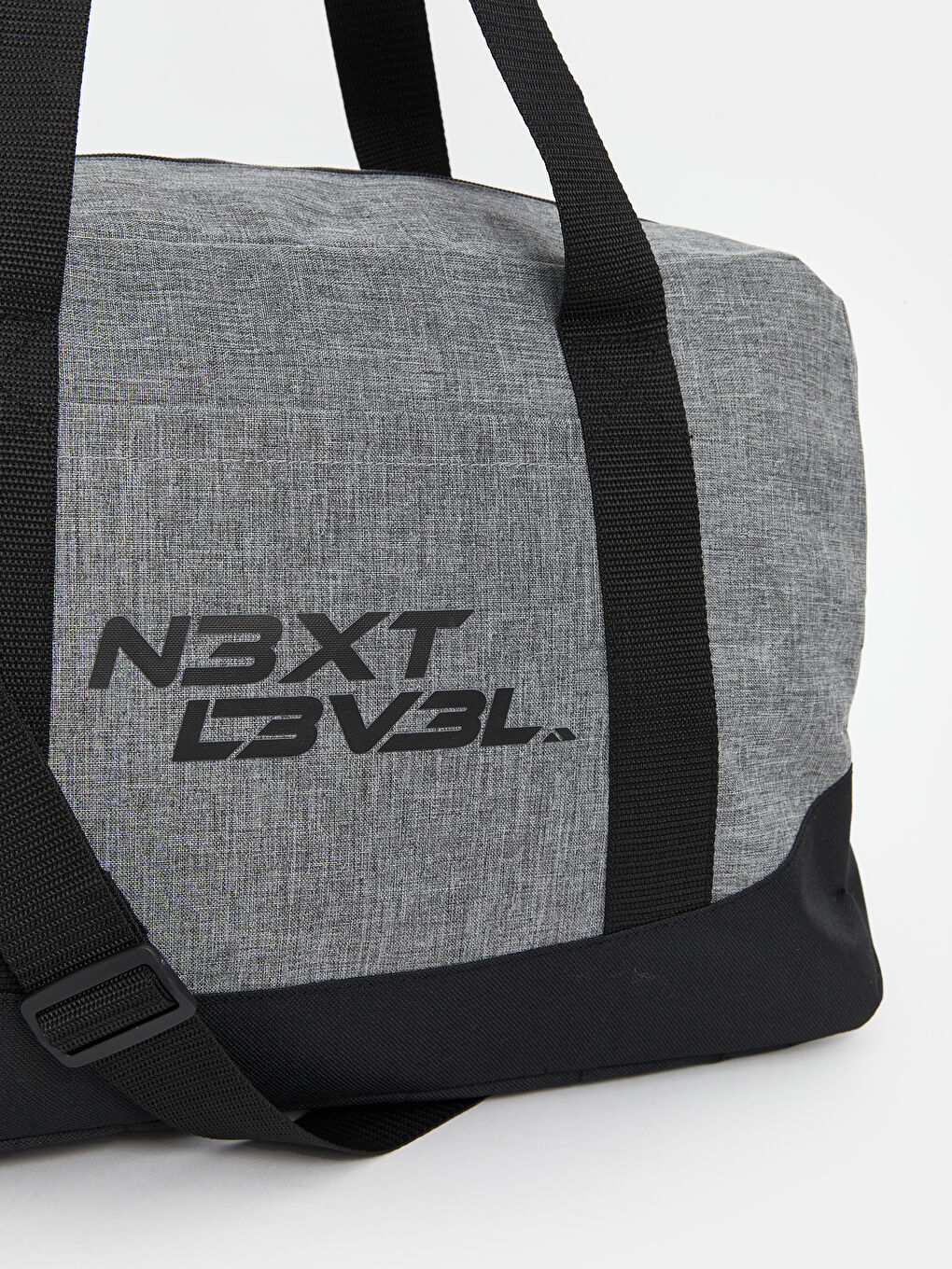 Siyah Baskılı Erkek Spor Çantası-3