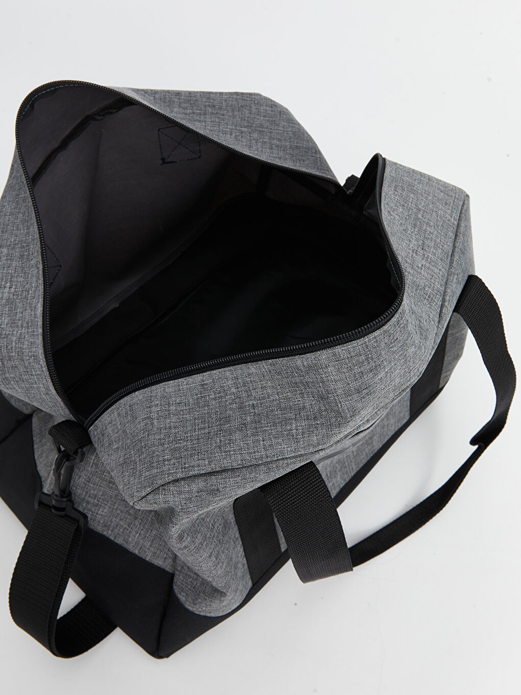 Siyah Baskılı Erkek Spor Çantası-5