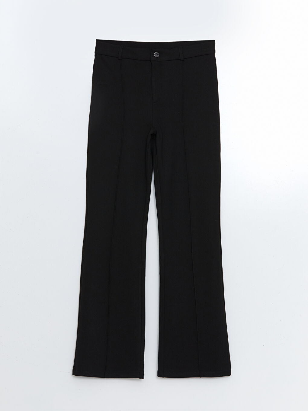 Siyah Dar Fit Kadın Pantolon-4