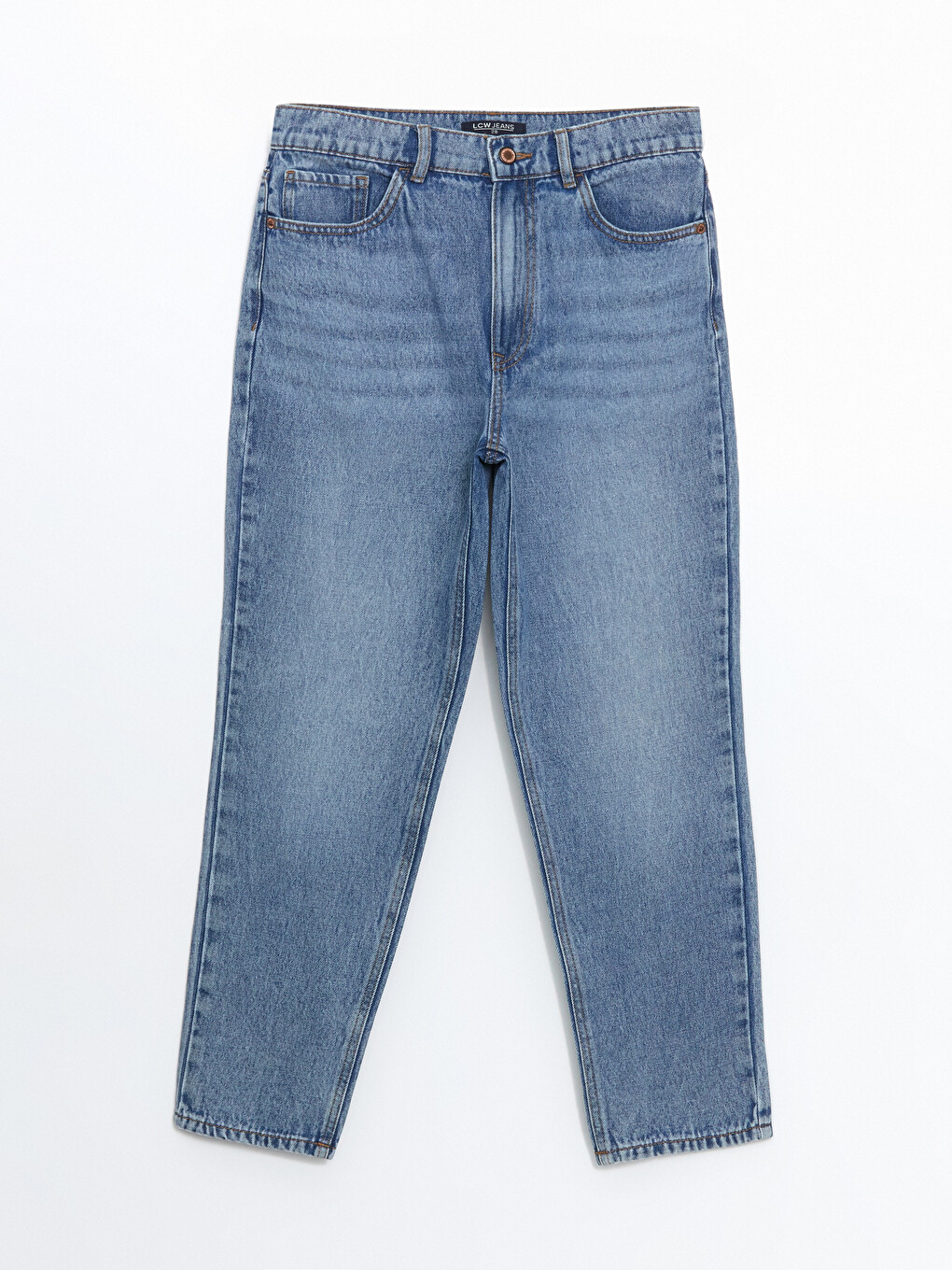 Relaxed Fit Women's Mom Jeans-4