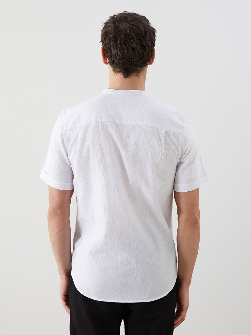 Chemise Blanc Homme-3