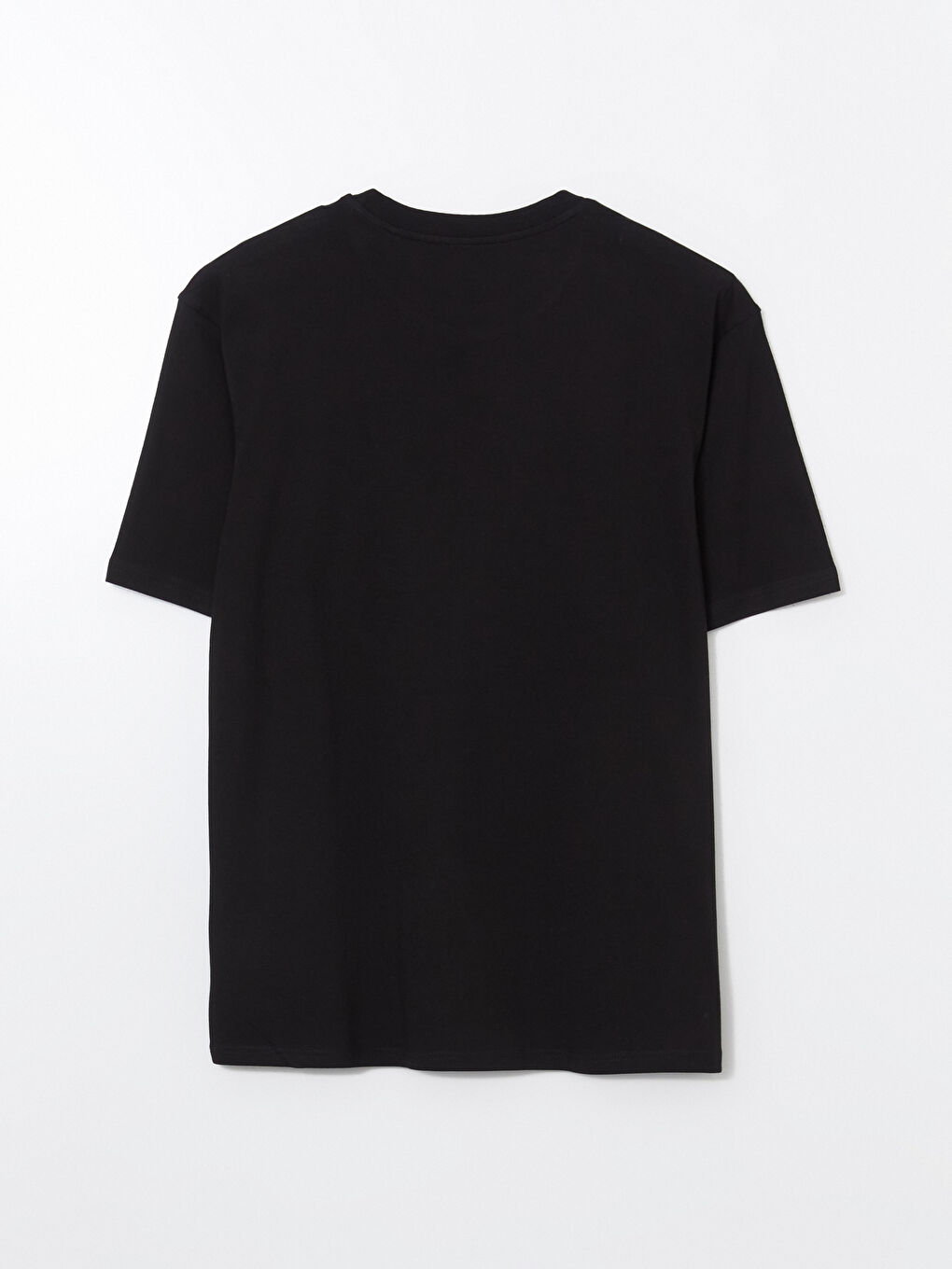 Crew Neck Plain Men's T-Shirt-5