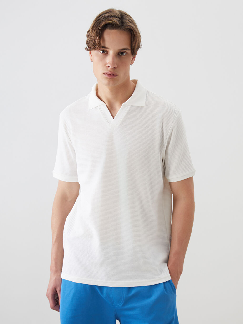 XSIDE T-shirt homme col polo manches courtes -S4M225Z8-R9J