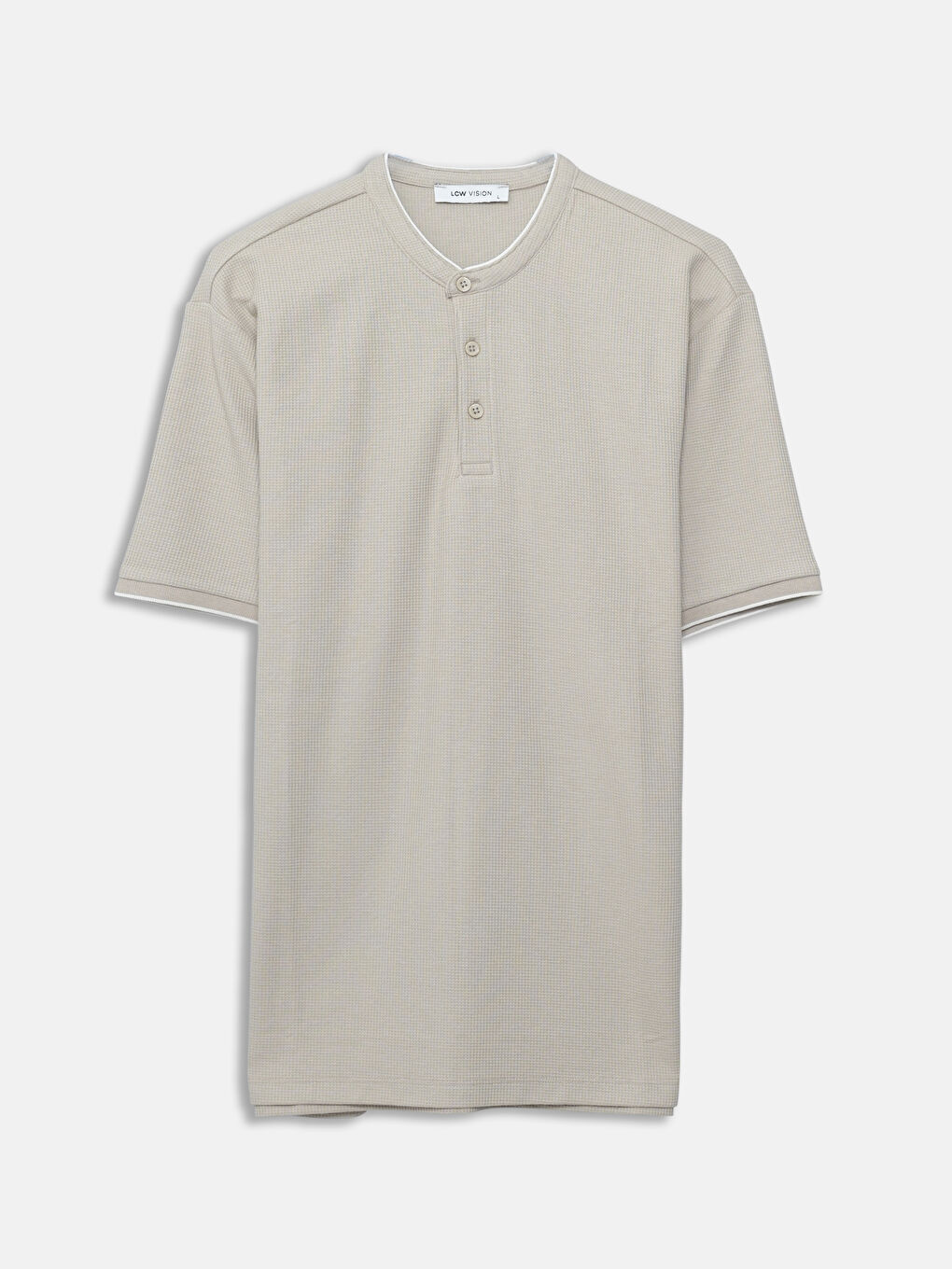 Grandad Collar Short Sleeve Men's T-Shirt-8