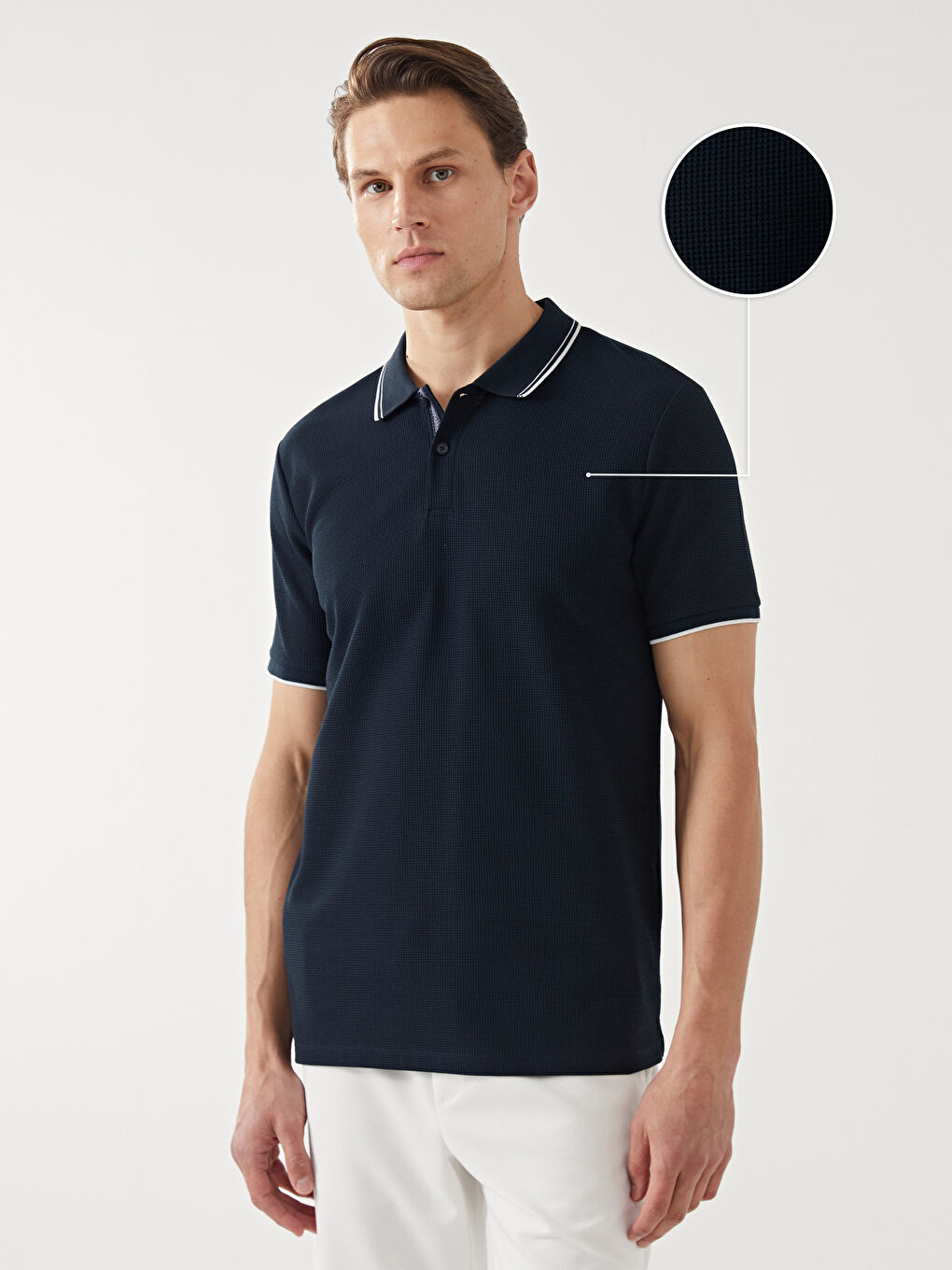 LCW Vision T-shirt homme col polo manches courtes -S4MG53Z8-RFH