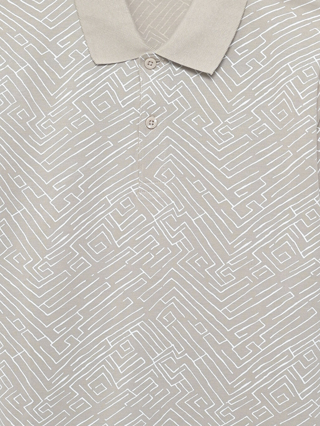 Футболка Мужская Поло Воротник Короткий Рукав Узорчатая Пике-8