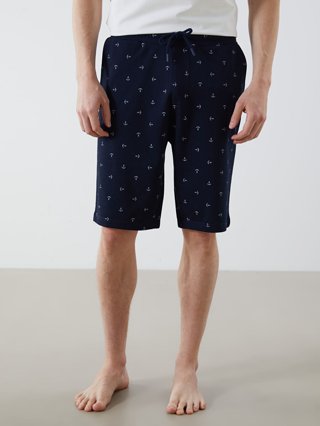 Standard Fit Men's Pyjama Bottom Shorts -S50011Z8-LSJ